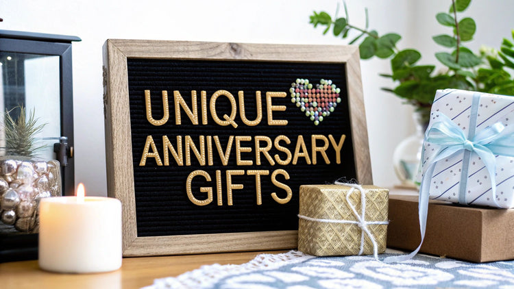 7 Unique Anniversary Gift Ideas to Wow Them in 2025 - Cross Stitched