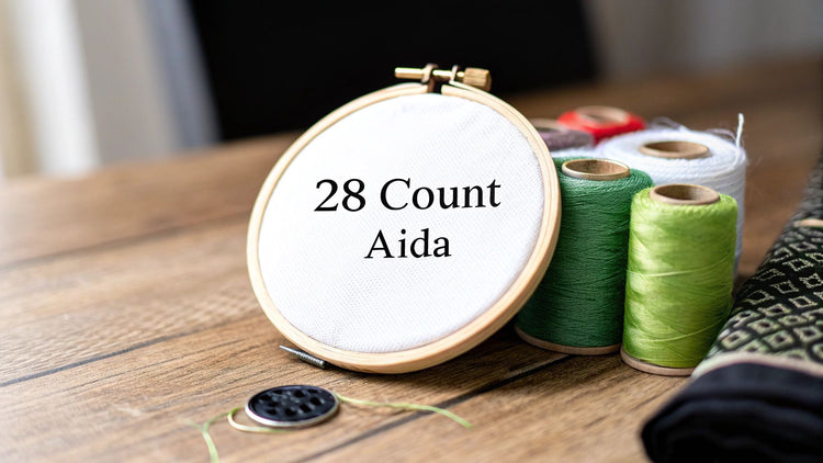 A Stitcher's Guide to 28 Count Aida Fabric - Cross Stitched