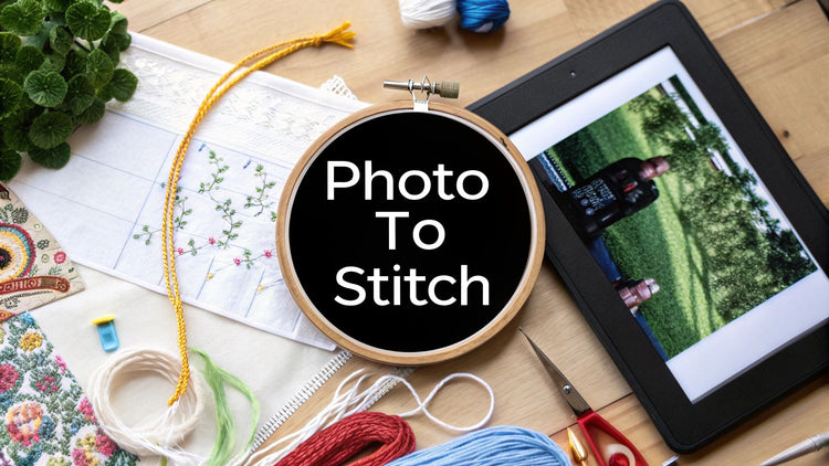 Create Your Custom Cross Stitch Pattern From Photo Today - Cross Stitched