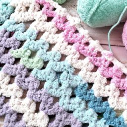 Crochet Blanket Stitch Pattern - A Free Crochet Pattern - Cross Stitched