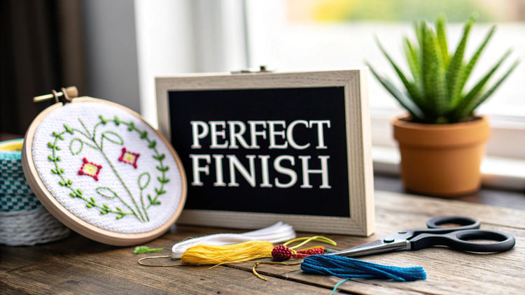 How to End a Cross Stitch for a Perfect Finish - Cross Stitched
