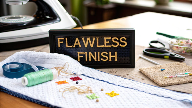 How to Iron Cross Stitch for a Flawless Finish - Cross Stitched