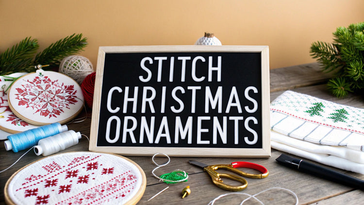 Your Guide to Cross Stitch Christmas Ornament Patterns - Cross Stitched