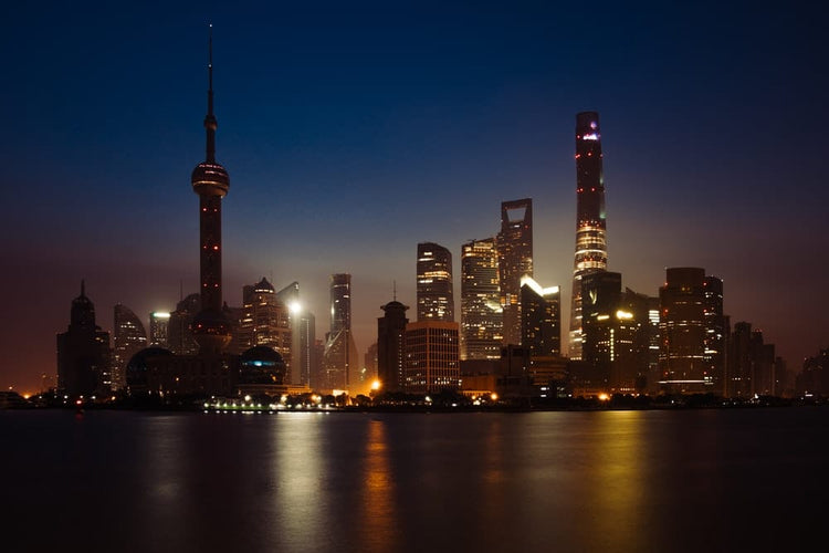 Cross Stitch | Zhongshan - Shanghai China During Night Time
