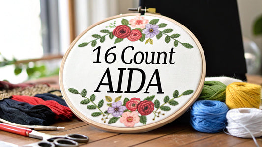 A Complete Guide to Aida Fabric 16 Count for Flawless Stitching - Cross Stitched