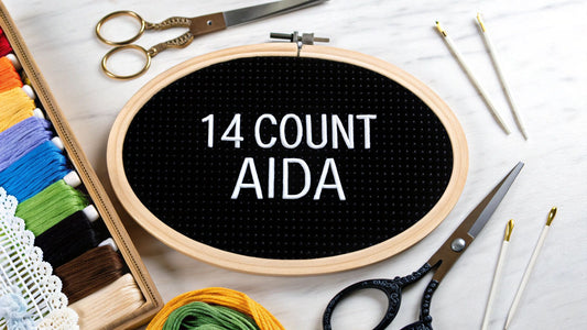 A Guide to 14 Aida Count Fabric for Cross Stitch - Cross Stitched