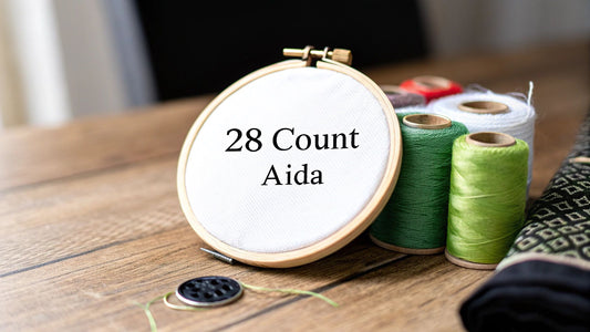 A Stitcher's Guide to 28 Count Aida Fabric - Cross Stitched