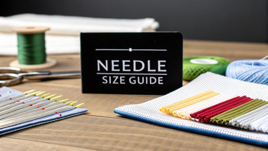A Stitcher's Guide to Cross Stitch Needles Sizes - Cross Stitched