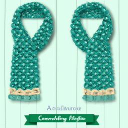 Andy Button Scarf Crochet Pattern - A Free Crochet Pattern - Cross Stitched