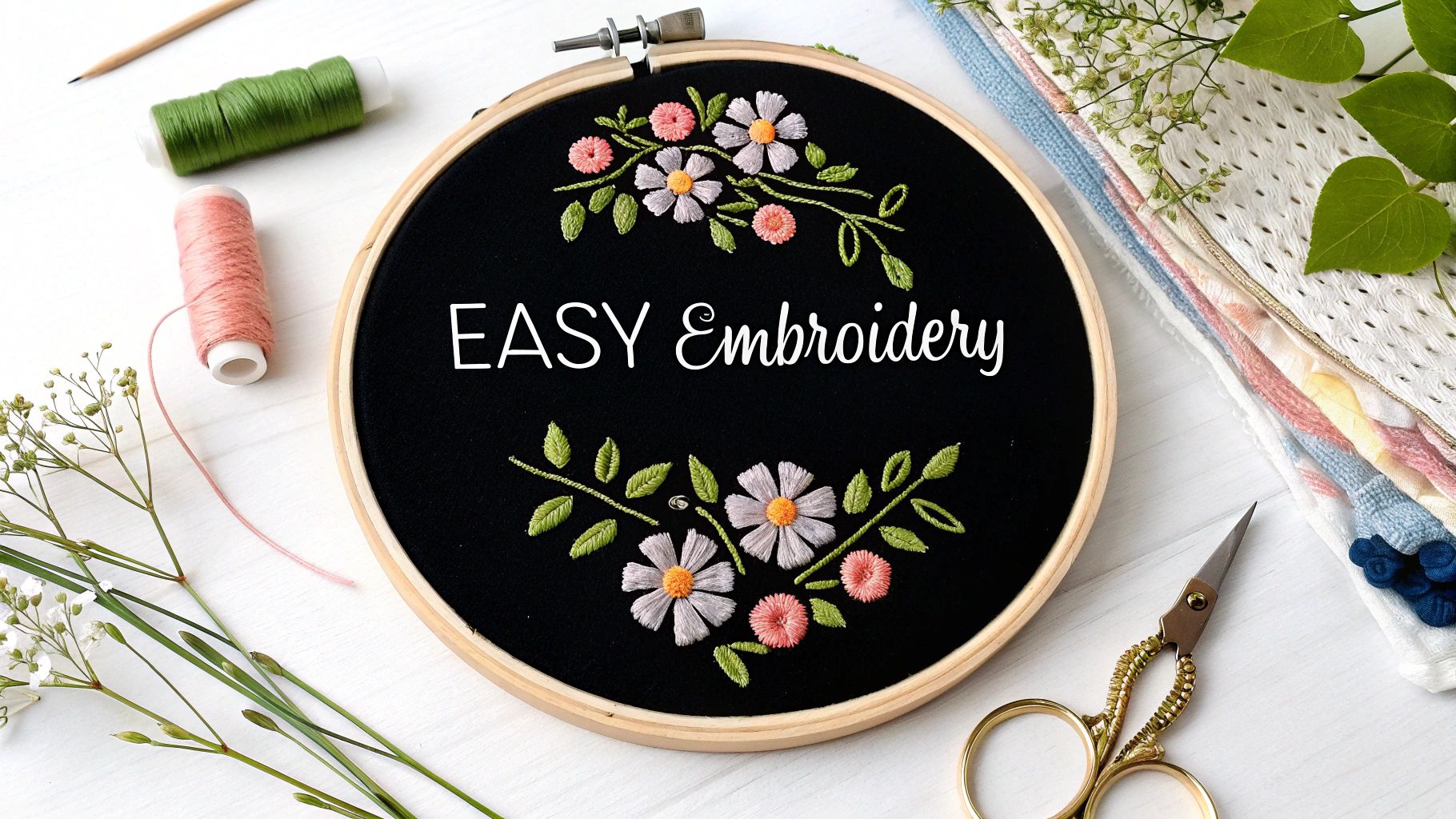 Beginner Embroidery Designs: Easy Projects for Stunning Results – Cross ...