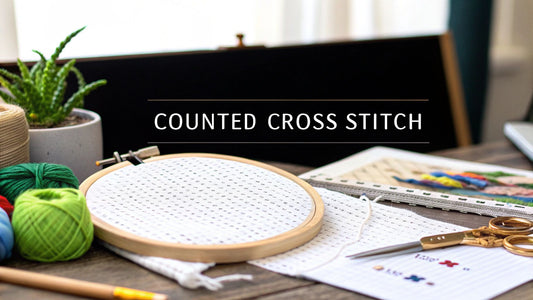 Beginner Guide to instructions for counted cross stitch - Cross Stitched
