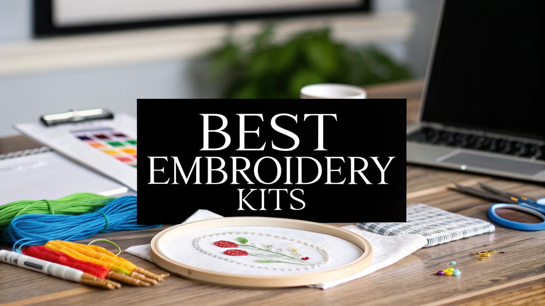 Best Embroidery Kits for Beginners Guide - Cross Stitched