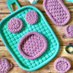 Bobble Hot Pad Crochet Pattern - A Free Crochet Pattern - Cross Stitched