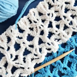 Bobble Stitch Crochet Scarf Pattern - A Free Crochet Pattern - Cross Stitched