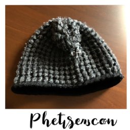 Chunky Crochet Black Button Hat Pattern - A Free Crochet Pattern - Cross Stitched