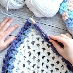 Chunky Crochet Blanket Pattern - A Free Crochet Pattern - Cross Stitched
