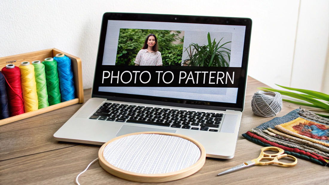 Create Cross Stitch Patterns From Photos - Cross Stitched