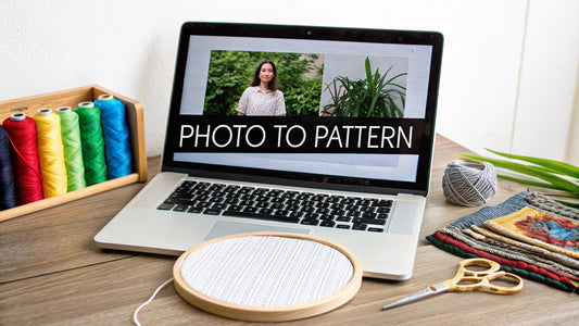 Create Cross Stitch Patterns From Photos - Cross Stitched