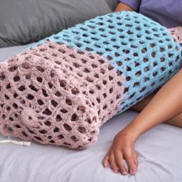 Crochet Body Pillow Pattern - A Free Crochet Pattern - Cross Stitched