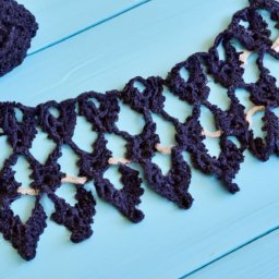 Crochet Chevron Scarf Pattern - A Free Crochet Pattern - Cross Stitched