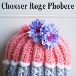 Crochet Chunky Flower Button Hat Pattern - A Free Crochet Pattern - Cross Stitched