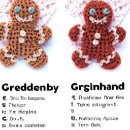 Crochet Gingerbread Man Pattern - A Free Crochet Pattern - Cross Stitched