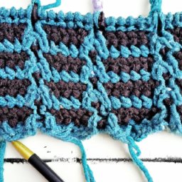 Crochet Griddle Stitch Scarf Pattern - A Free Crochet Pattern - Cross Stitched