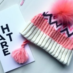 Crochet Hat With Fur Pom Pom Free Pattern - A Free Crochet Pattern - Cross Stitched