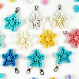 Crochet Star Garland Pattern - A Free Crochet Pattern - Cross Stitched