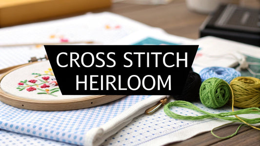 Cross Stitch Baby Announcement A Modern Heirloom Guide - Cross Stitched