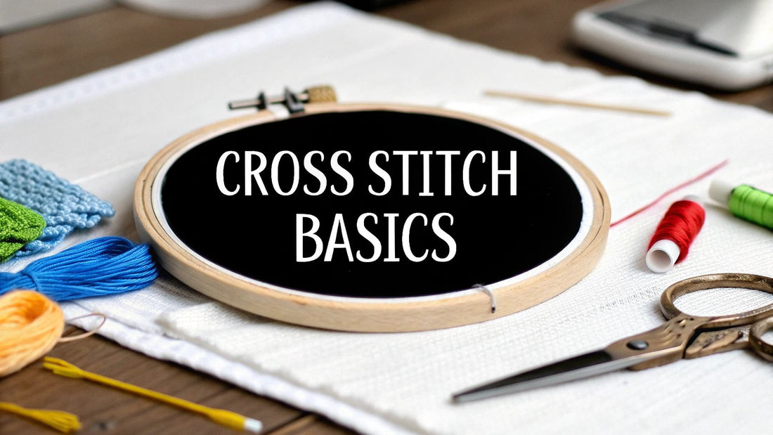 Cross Stitch Basics a Modern Crafter's Guide - Cross Stitched