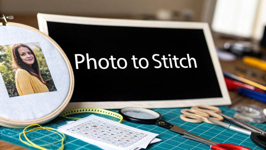Cross Stitch From Photographs A Practical Guide - Cross Stitched