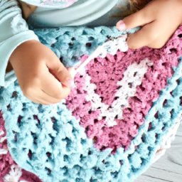 Elises Single Crochet Blanket Pattern - A Free Crochet Pattern - Cross Stitched