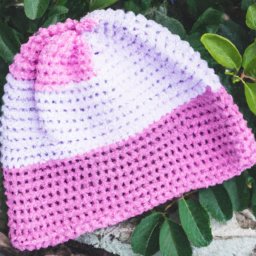 Emily Diagonal Beanie Crochet Pattern - A Free Crochet Pattern - Cross Stitched