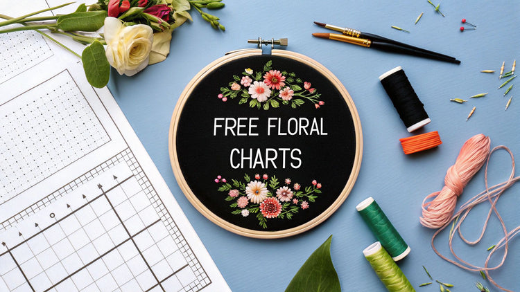 Finding Free Floral Cross Stitch Charts - Cross Stitched