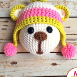 Free Bear Crochet Hat Pattern - A Free Crochet Pattern - Cross Stitched