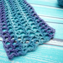 Free Ombre Crochet Scarf Pattern - A Free Crochet Pattern - Cross Stitched