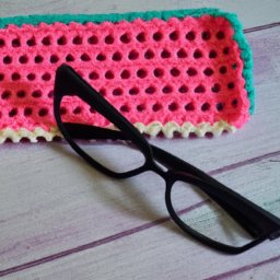 Glasses Case Crochet Pattern - A Free Crochet Pattern - Cross Stitched