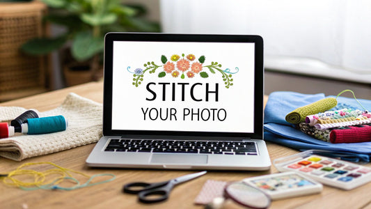 How to Create a Cross Stitch Pattern from Any Image | Easy Guide - Cross Stitched