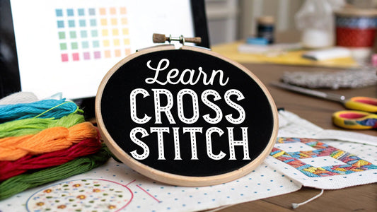 Learning to Cross Stitch From Scratch - Cross Stitched