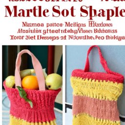 Market Tote Bag Crochet Pattern - A Free Crochet Pattern - Cross Stitched