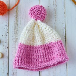 Newborn Hat Crochet Pattern - A Free Crochet Pattern - Cross Stitched