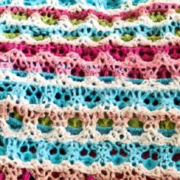 Rippling Trellis Crochet Blanket Pattern - A Free Crochet Pattern - Cross Stitched