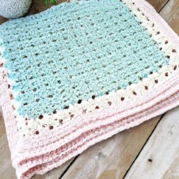 Sea Soft Crochet Baby Blanket Free Pattern - A Free Crochet Pattern - Cross Stitched