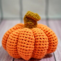 Small Crochet Pumpkin Pattern - A Free Crochet Pattern - Cross Stitched