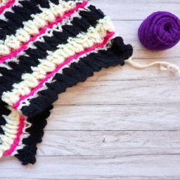 Striped Crochet Scarf Pattern - A Free Crochet Pattern - Cross Stitched