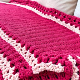 Textured Puff Stitch Crochet Blanket Pattern - A Free Crochet Pattern - Cross Stitched