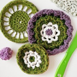 The Best Crochet Potholder Pattern - A Free Crochet Pattern - Cross Stitched