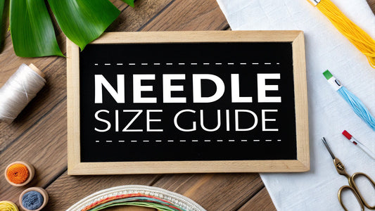 The Ultimate Guide to Cross Stitch Needle Size - Cross Stitched