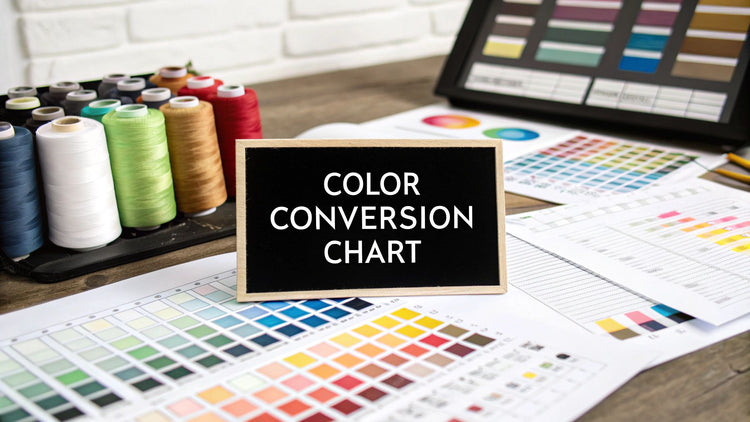 Thread Color Conversion Chart DMC Anchor & More - Cross Stitched